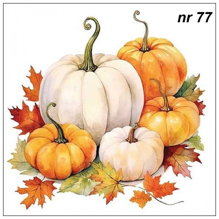 Pumpkin season servet 33x33cm