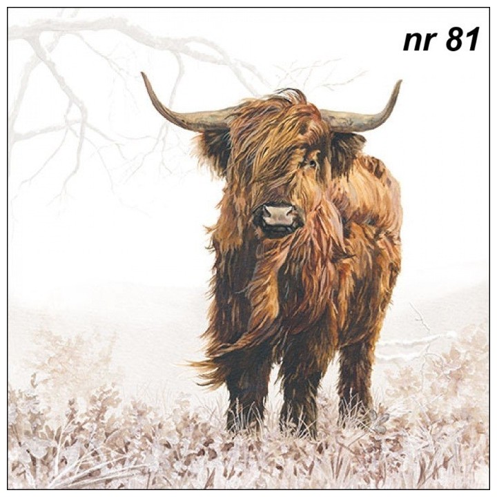 Highlander servet 33x33cm OP=OP