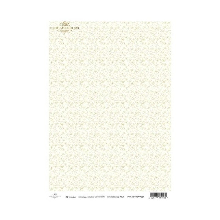 Decoupagepapier Zacht ITD S0020