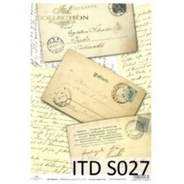 Decoupagepapier Soft ITD S0027