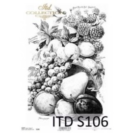 Decoupagepapier Soft ITD S0106