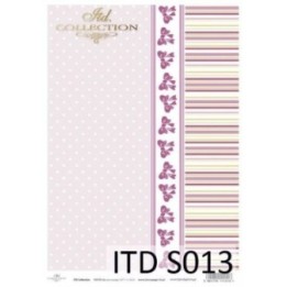 Decoupagepapier Soft ITD S0013