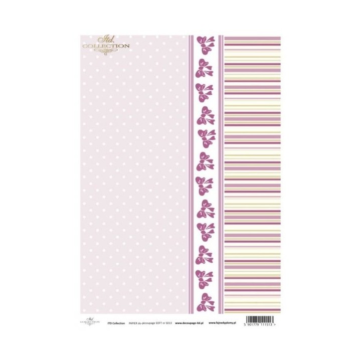 Decoupagepapier Soft ITD S0013