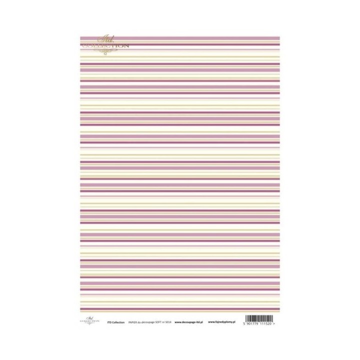 Decoupagepapier Soft ITD S0014