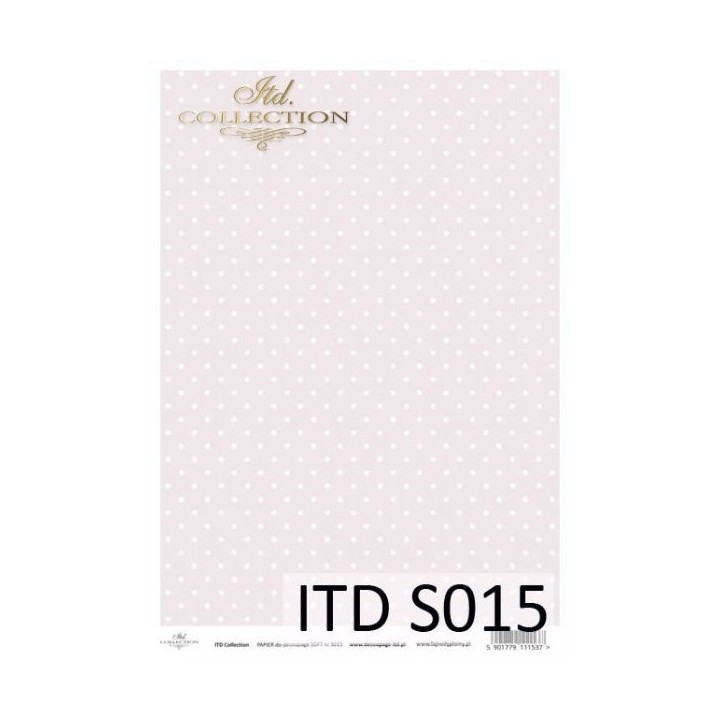 Decoupagepapier Zacht ITD S0015