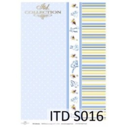 Decoupagepapier Soft ITD S0016