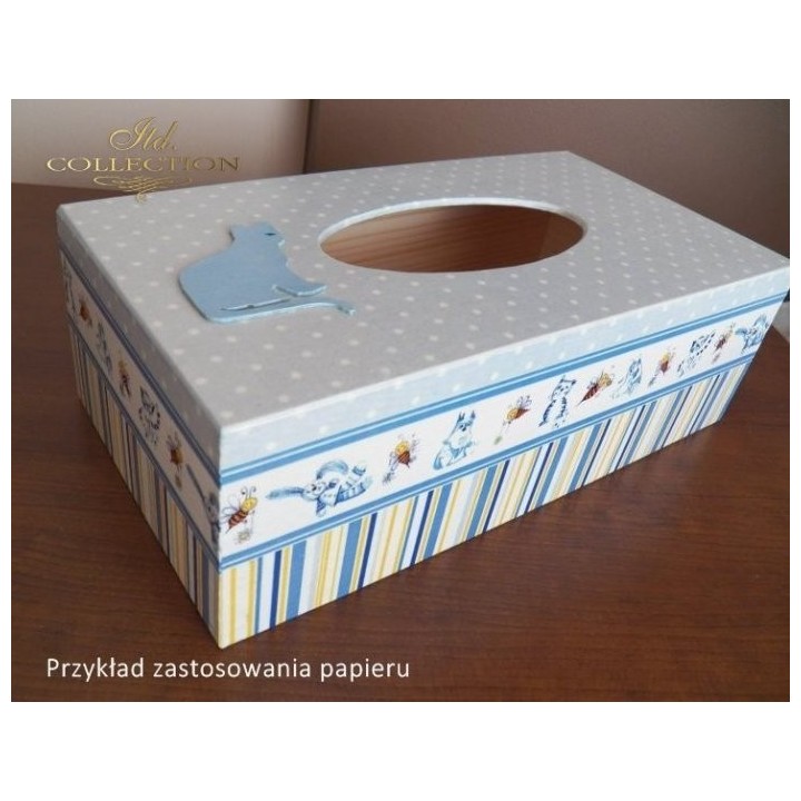 Decoupagepapier Soft ITD S0016