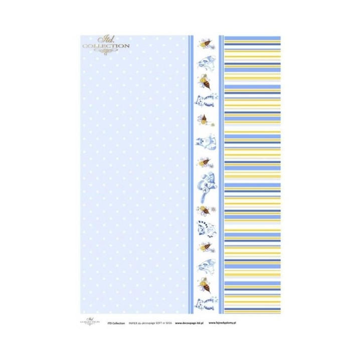 Decoupagepapier Soft ITD S0016