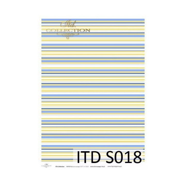 Decoupagepapier Soft ITD S0018