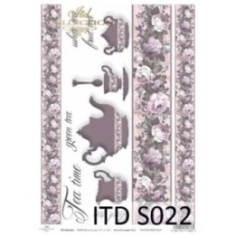 Decoupagepapier Soft ITD S0022