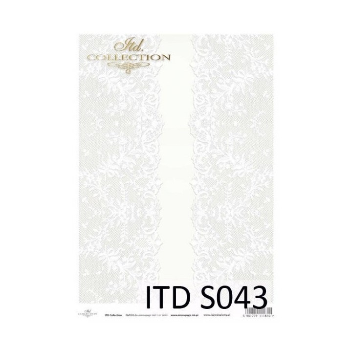 Decoupagepapier Soft ITD S0043