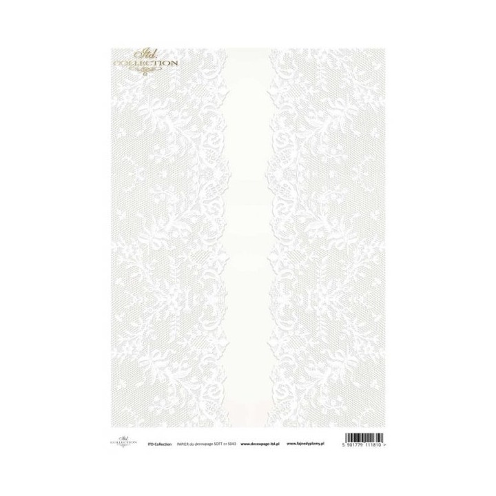 Decoupagepapier Soft ITD S0043