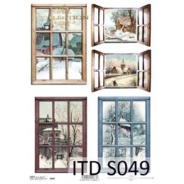 Decoupagepapier Zacht ITD S0049