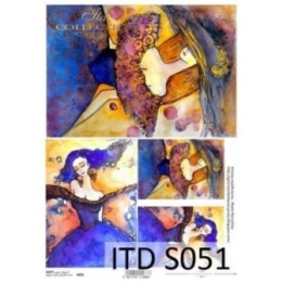 Decoupagepapier Zacht ITD S0051