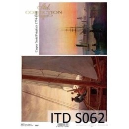 Decoupagepapier Soft ITD S0062