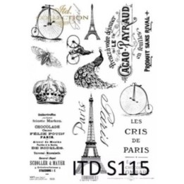Decoupagepapier Soft ITD S0115