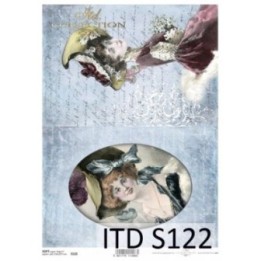 Decoupagepapier Soft ITD S0122