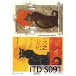 Decoupagepapier Zacht ITD S0091