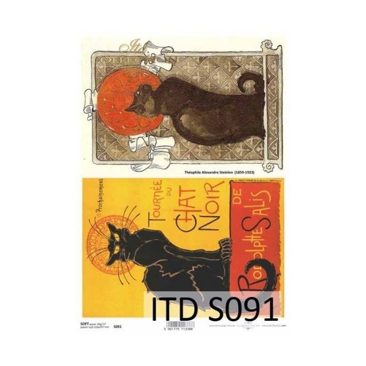 Decoupagepapier Zacht ITD S0091