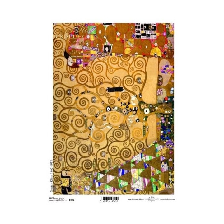 Decoupagepapier Soft ITD S0098
