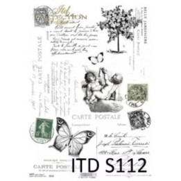 Decoupagepapier Soft ITD S0112