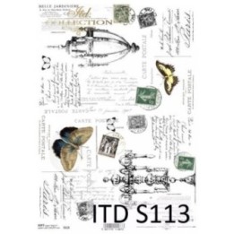 Decoupagepapier Soft ITD S0113