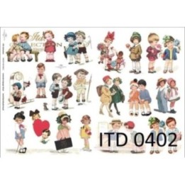 Decoupagepapier ITD D0402M
