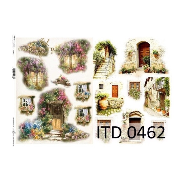 Decoupagepapier ITD D0462M