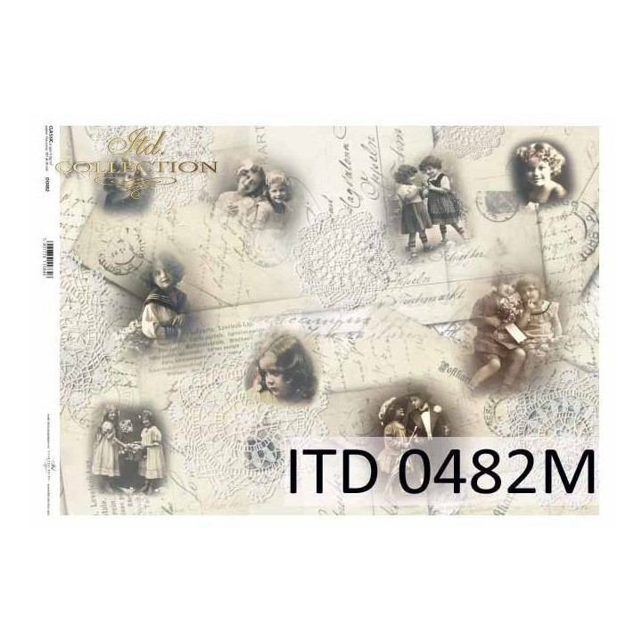 Decoupagepapier ITD D0482M