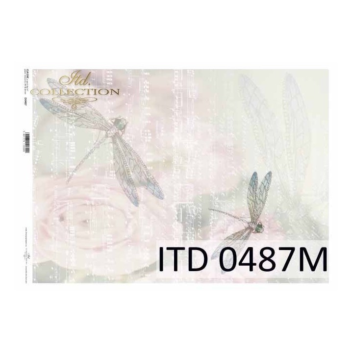 Decoupagepapier ITD D0487M