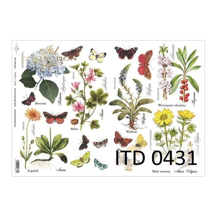 Decoupagepapier ITD D0431M