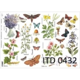 Decoupagepapier ITD D0432M