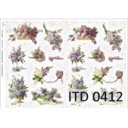 Decoupagepapier ITD D0412M