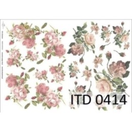 Decoupagepapier ITD D0414M