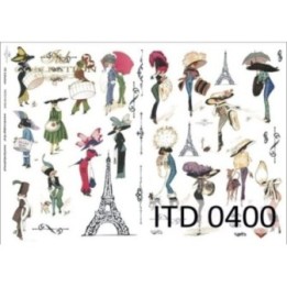 Decoupagepapier ITD D0400M