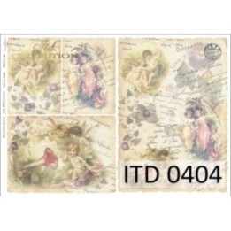 Decoupagepapier ITD D0404M