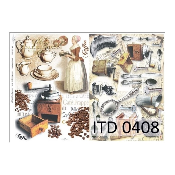 Decoupagepapier ITD D0408M