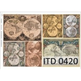 Decoupagepapier ITD D0420M