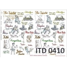 Decoupagepapier ITD D0410M