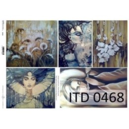 Decoupagepapier ITD D0468M