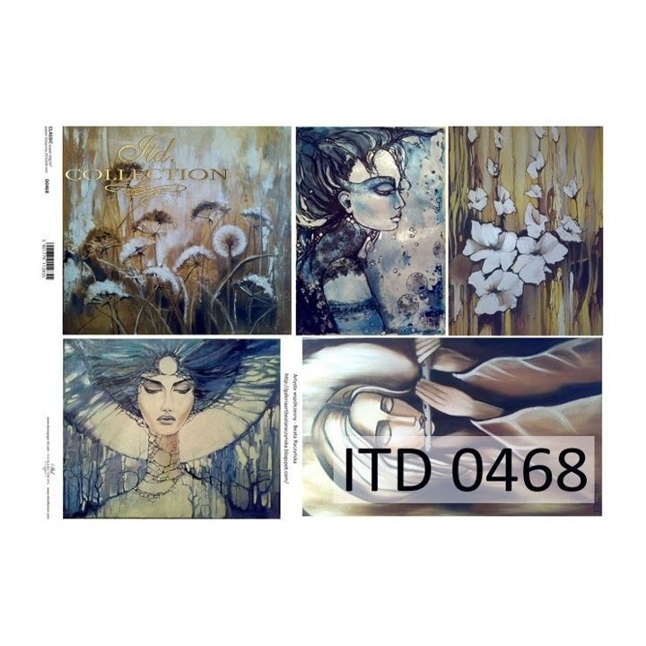 Decoupagepapier ITD D0468M