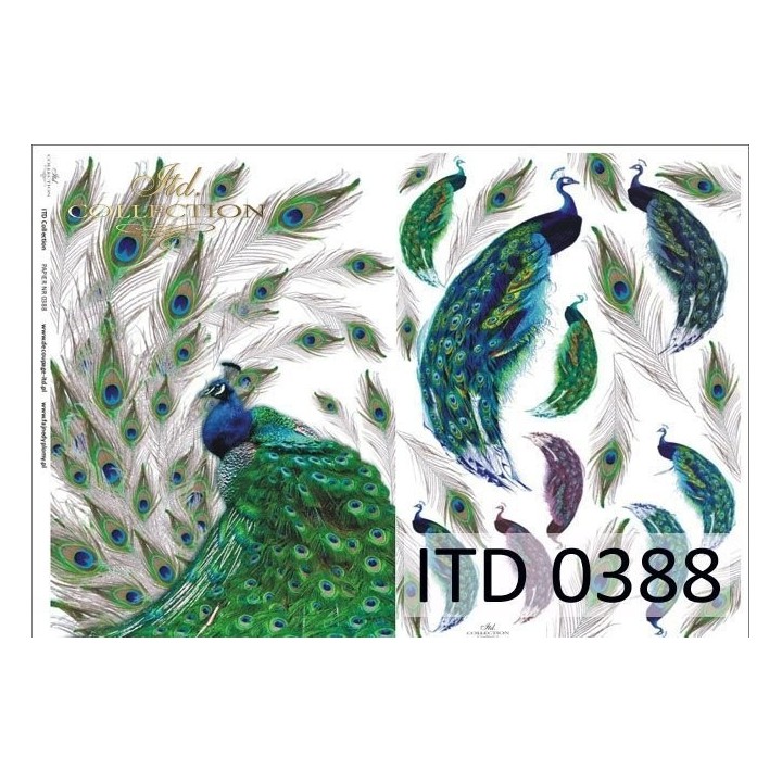 Decoupagepapier ITD D0388M
