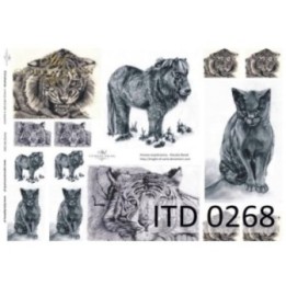 Decoupagepapier ITD D0268M