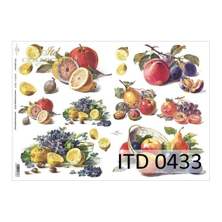 Decoupagepapier ITD D0433M