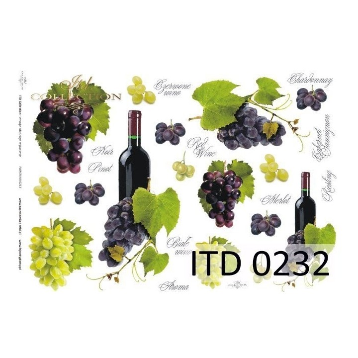 Decoupagepapier ITD D0232M
