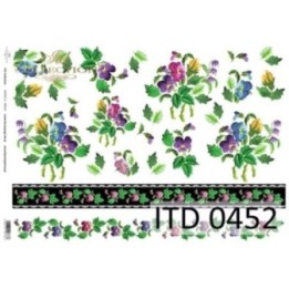 Decoupagepapier ITD D0452M