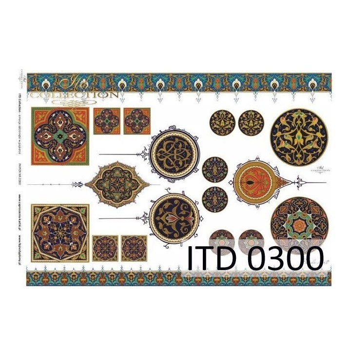 Decoupagepapier ITD D0300M