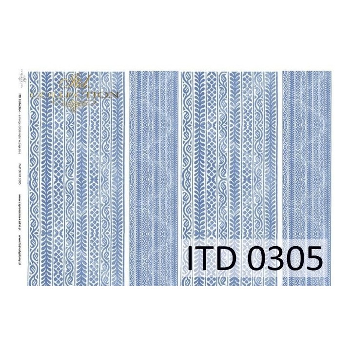 Decoupagepapier ITD D0305M