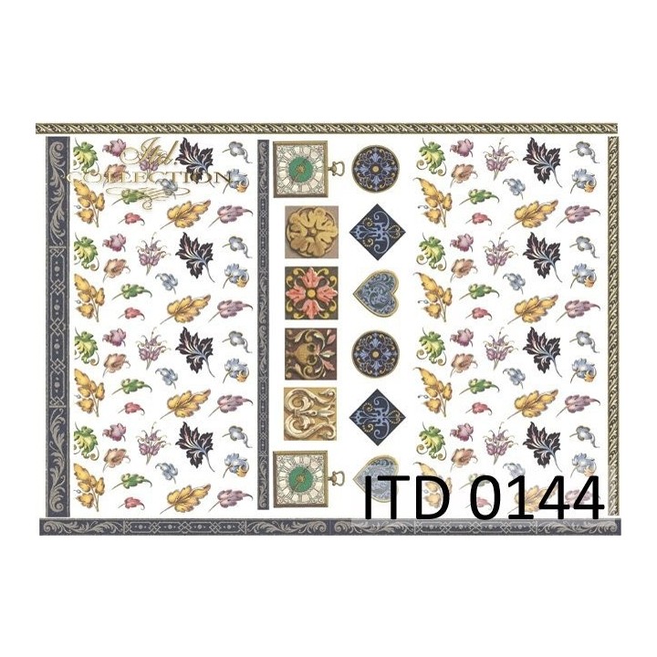 Decoupagepapier ITD D0144M