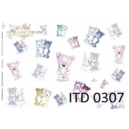 Decoupagepapier ITD D0307M